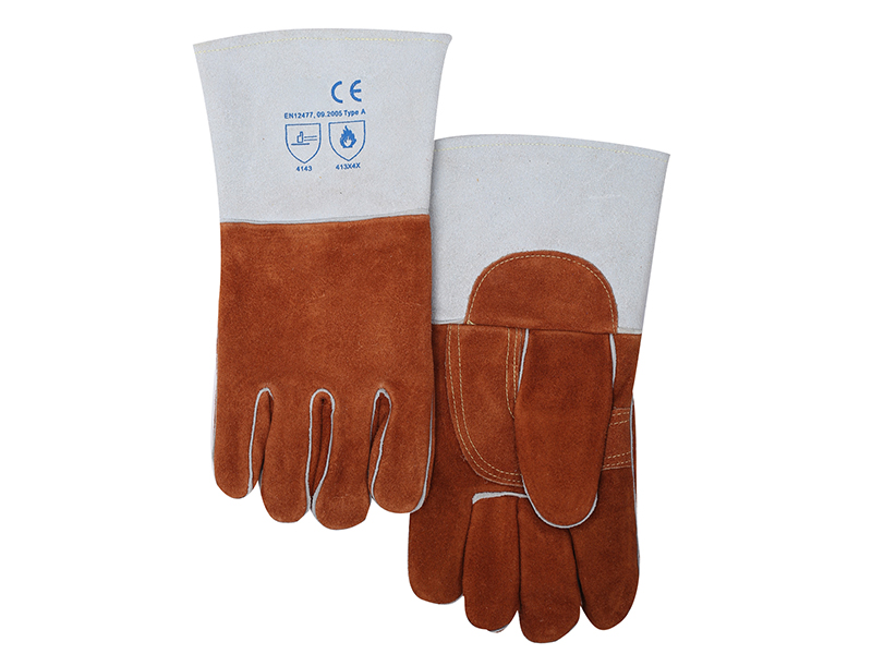RHK2900 Coffee Leather Welding Gloves