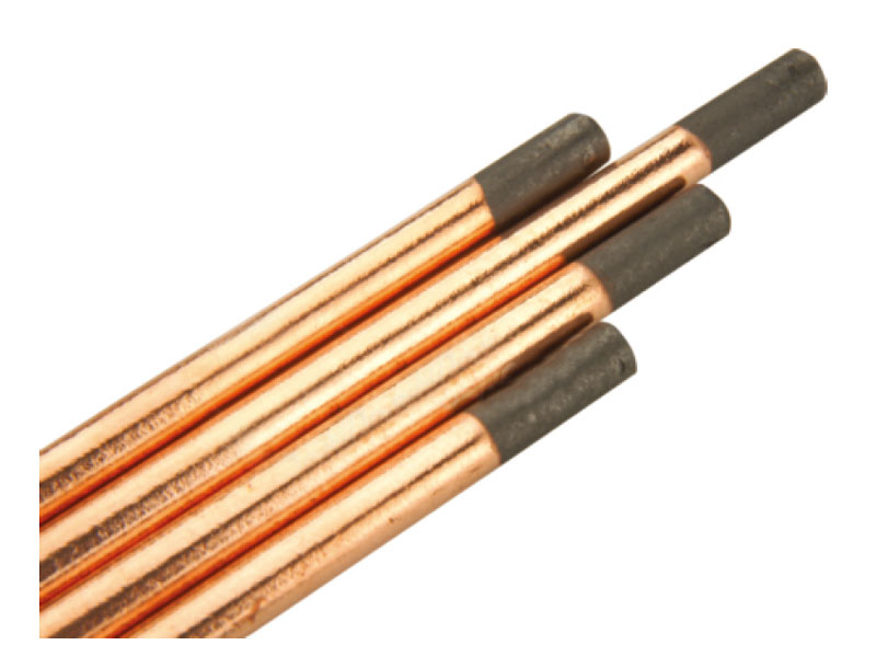 DC Copper Coated Pointed Gouging Rods