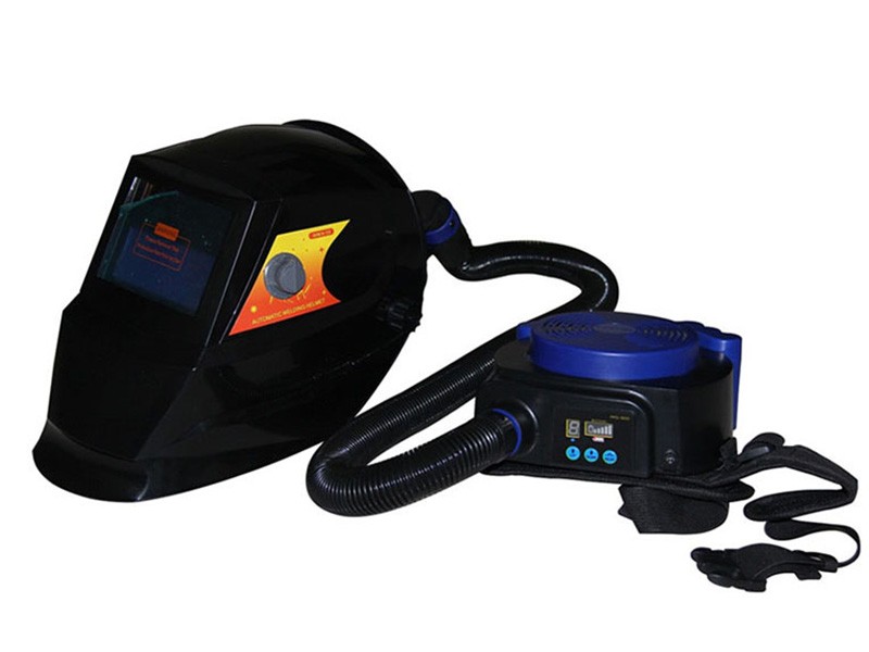 welding helmet with respirator
