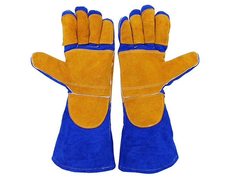 RHK1050 Blue Yellow Welding Gloves